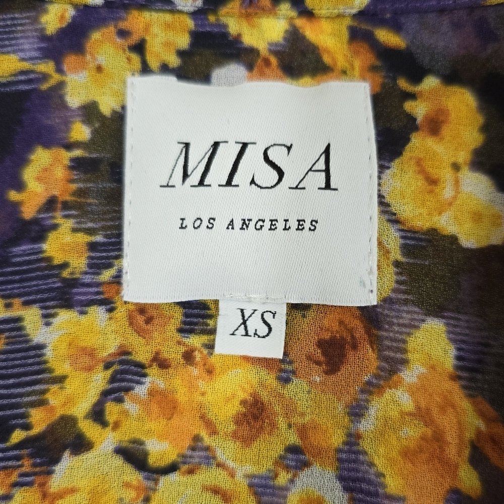 Misa Riona Tiered Ruffle Floral Mini Dress - Picture 3 of 11
